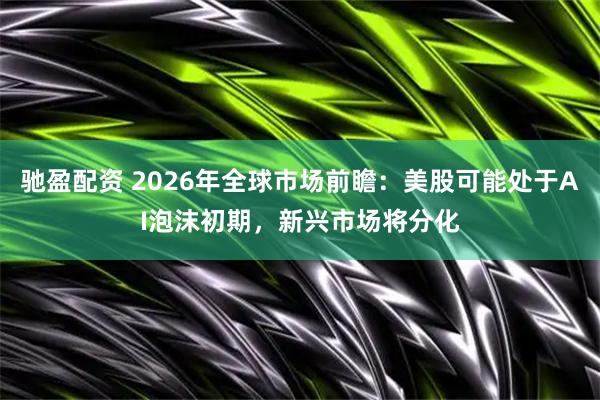 驰盈配资 2026年全球市场前瞻：美股可能处于AI泡沫初期，新兴市场将分化